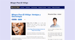 Desktop Screenshot of milagroparaelvitiligolibro.com