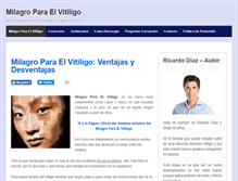 Tablet Screenshot of milagroparaelvitiligolibro.com